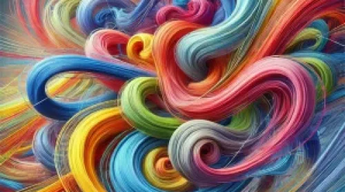 DALL·E-2025-02-06-13.00.41-An-abstract-depiction-of-untangling-multicolored-threads.-Swirling-lines-of-red-blue-yellow-green-and-purple-unravel-and-weave-through-each-other-300x300
